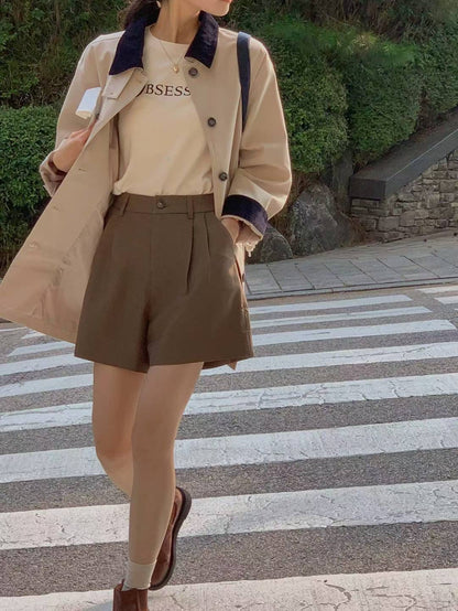 【Monotour 連線】本季必入Trench | Pretty Girl Contrast Collar Mid-Length Trench