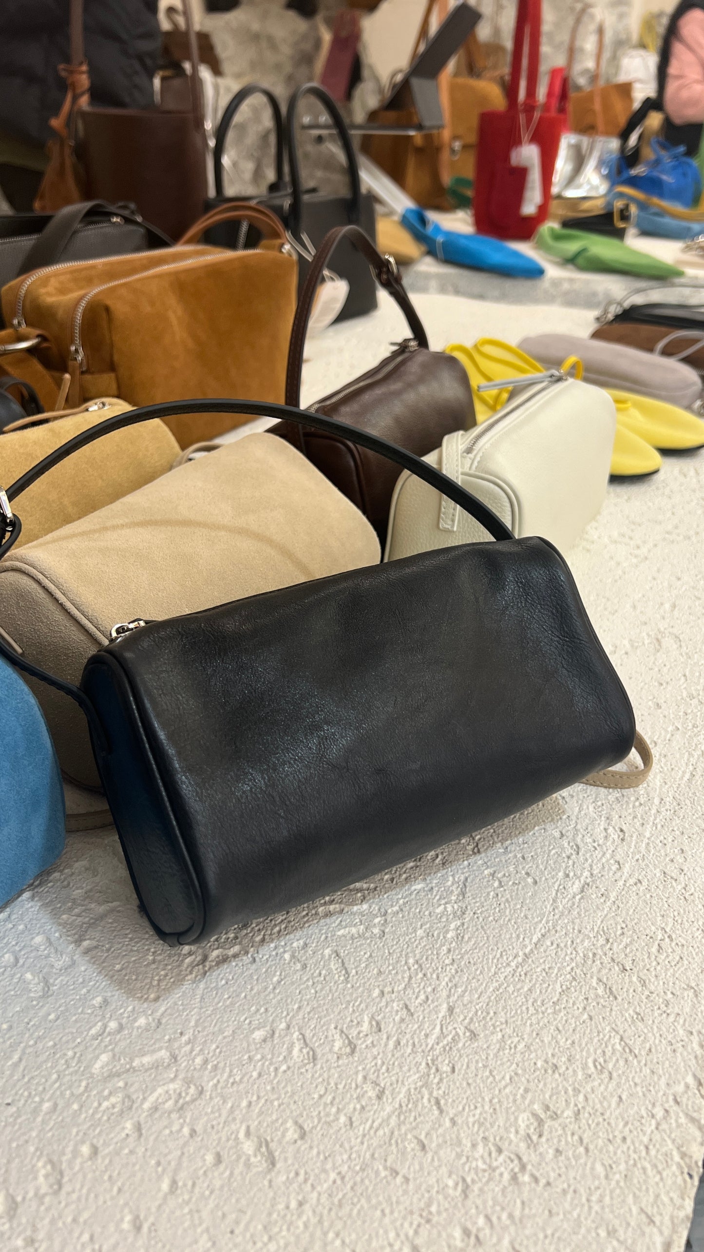 [連線壓軸加碼款] 🇮🇹Italian Leather🇮🇹 高質極小眾韓國皮革品牌 - Calf Leather 2-Way Mini Lunchbox Bag
