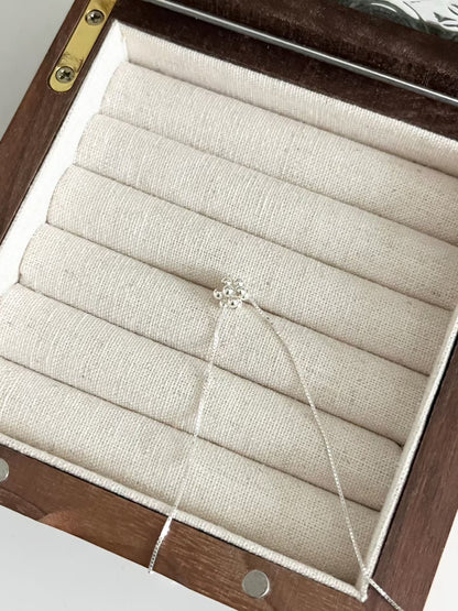 Petite Bead Block Necklace | 方形串珠頸鏈￼