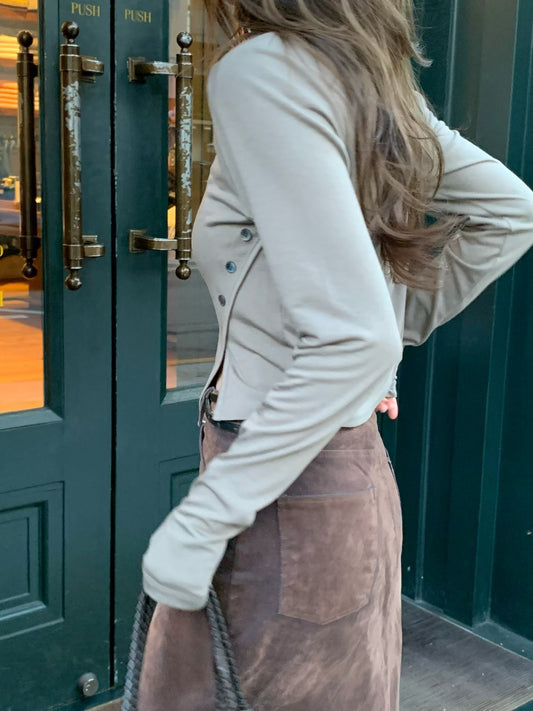 Subtle Details Side Button Up Top