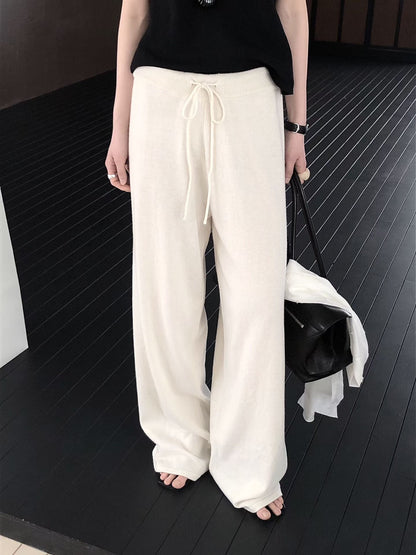 [最多敲碗！]￼Light Knitted Flexi Pants | 春夏薄針織休閒長褲