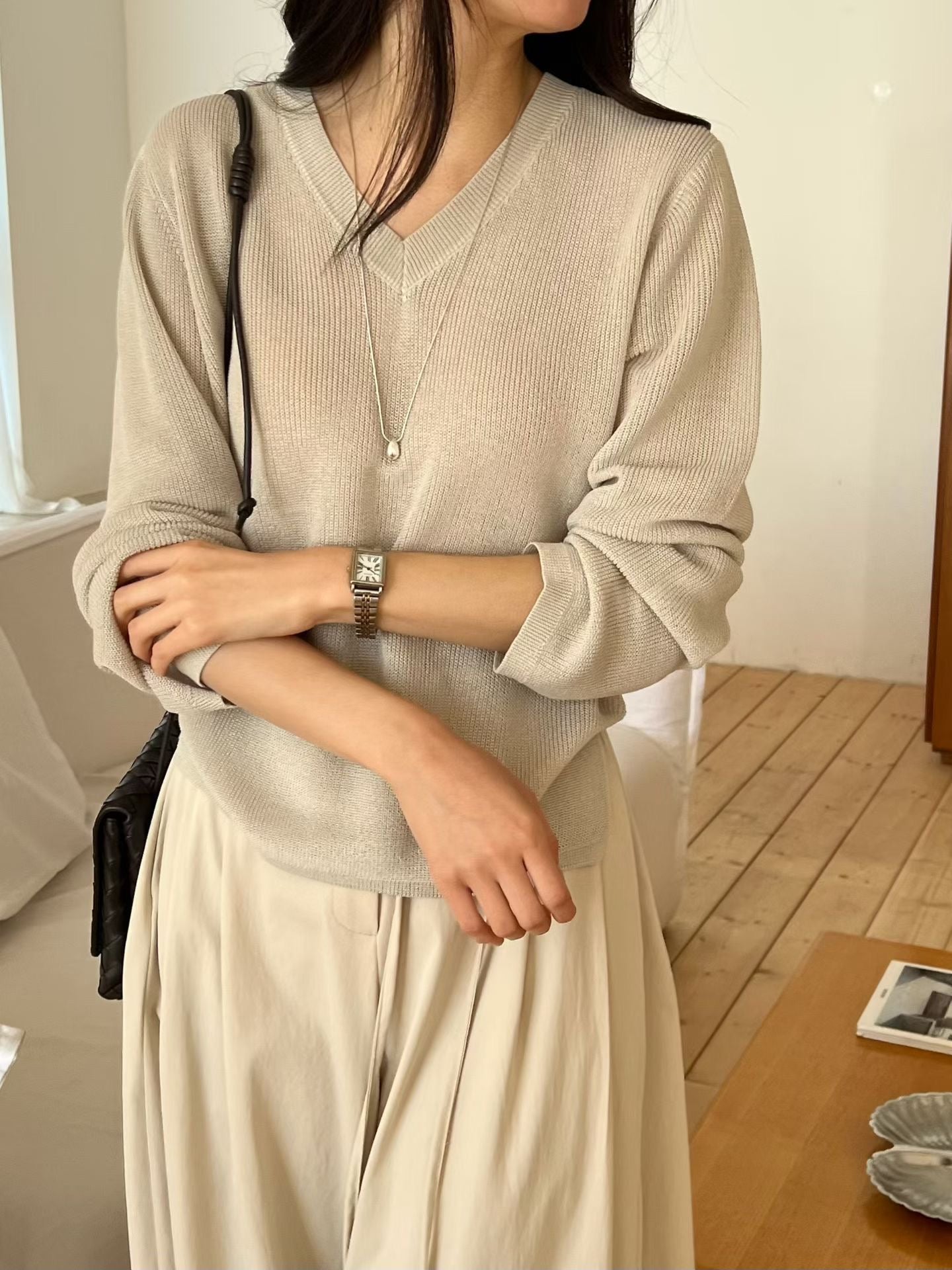 [𝑳𝒊𝒏𝒆𝒏 𝑬𝒅𝒊𝒕] Featherlight Soft Linen Cover-up | 飄羽天絲混麻罩衫