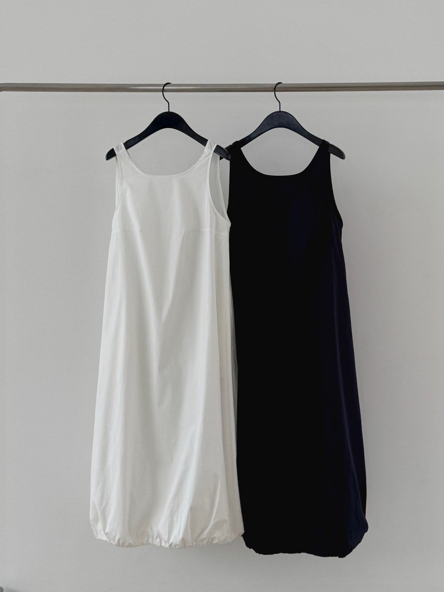 Summer Sleeveless Bubble Dress | 背心泡泡中長裙￼