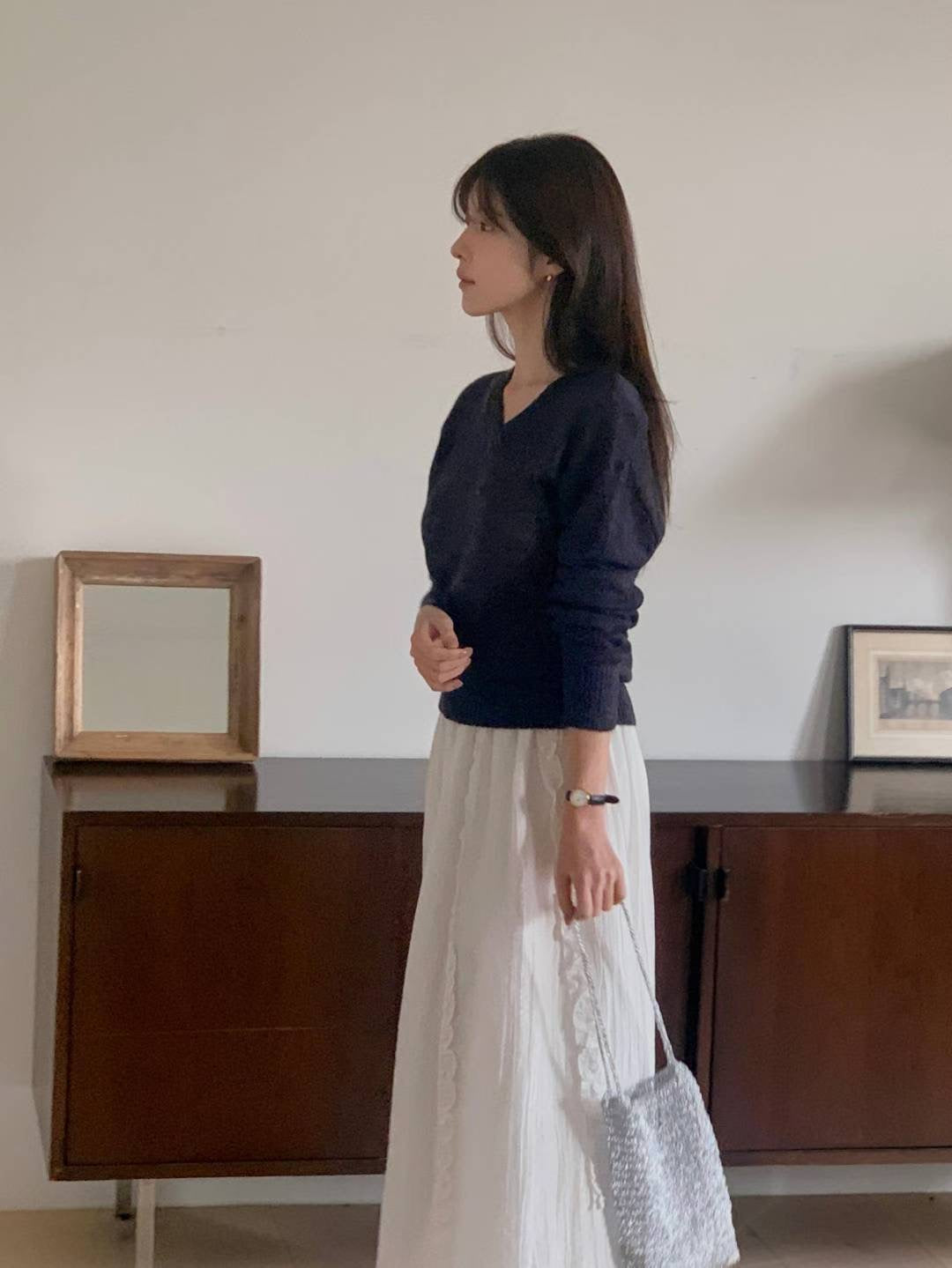 V-Neck Knitted Cover-up | V領春夏針織罩衫