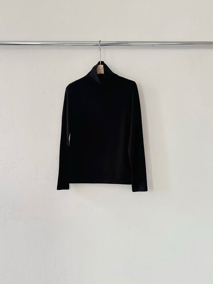 [Premium] Cashmere Tencel Lightweight High Neck Top