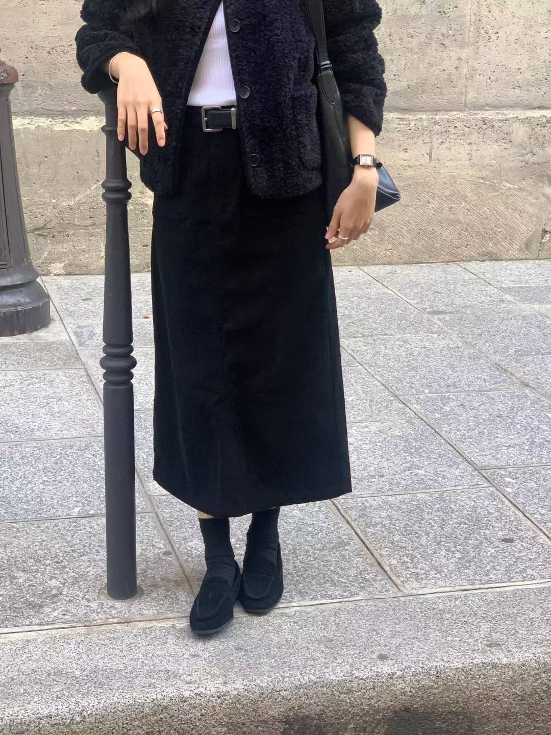 Barn Life Corduroy Midi Skirt