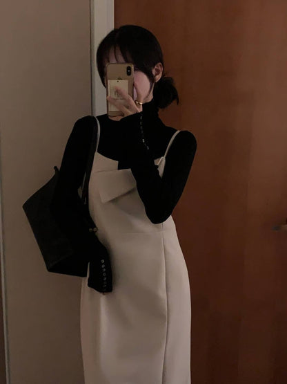 [連線壓軸加碼款] 低調優雅 Highneck Button Sleeves Knitted Top