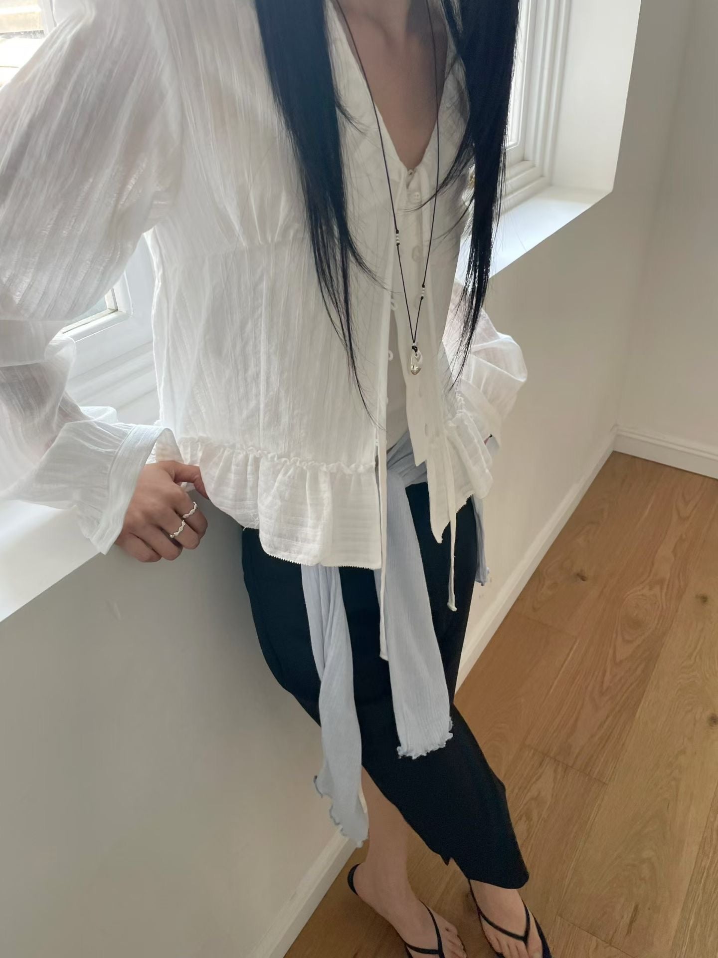Frill Detail Victoria Blouse