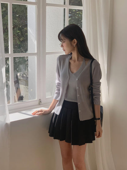 Ultra Soft Elegant V Neck Cardigan