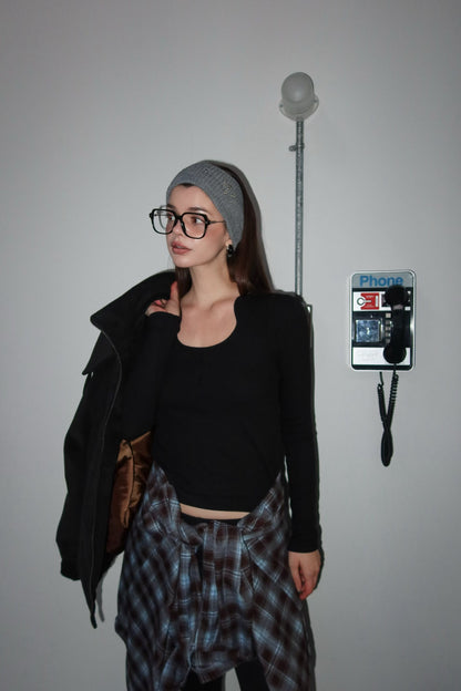 Hourglass Long Sleeves & Tank Top 2pcs Set