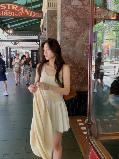 Fine Weaving Summer Cami | 幼細針織夏日背心
