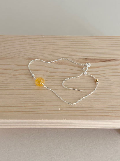 Sunlit Yellow Bead Bracelet | 日光小黃珠￼手鍊