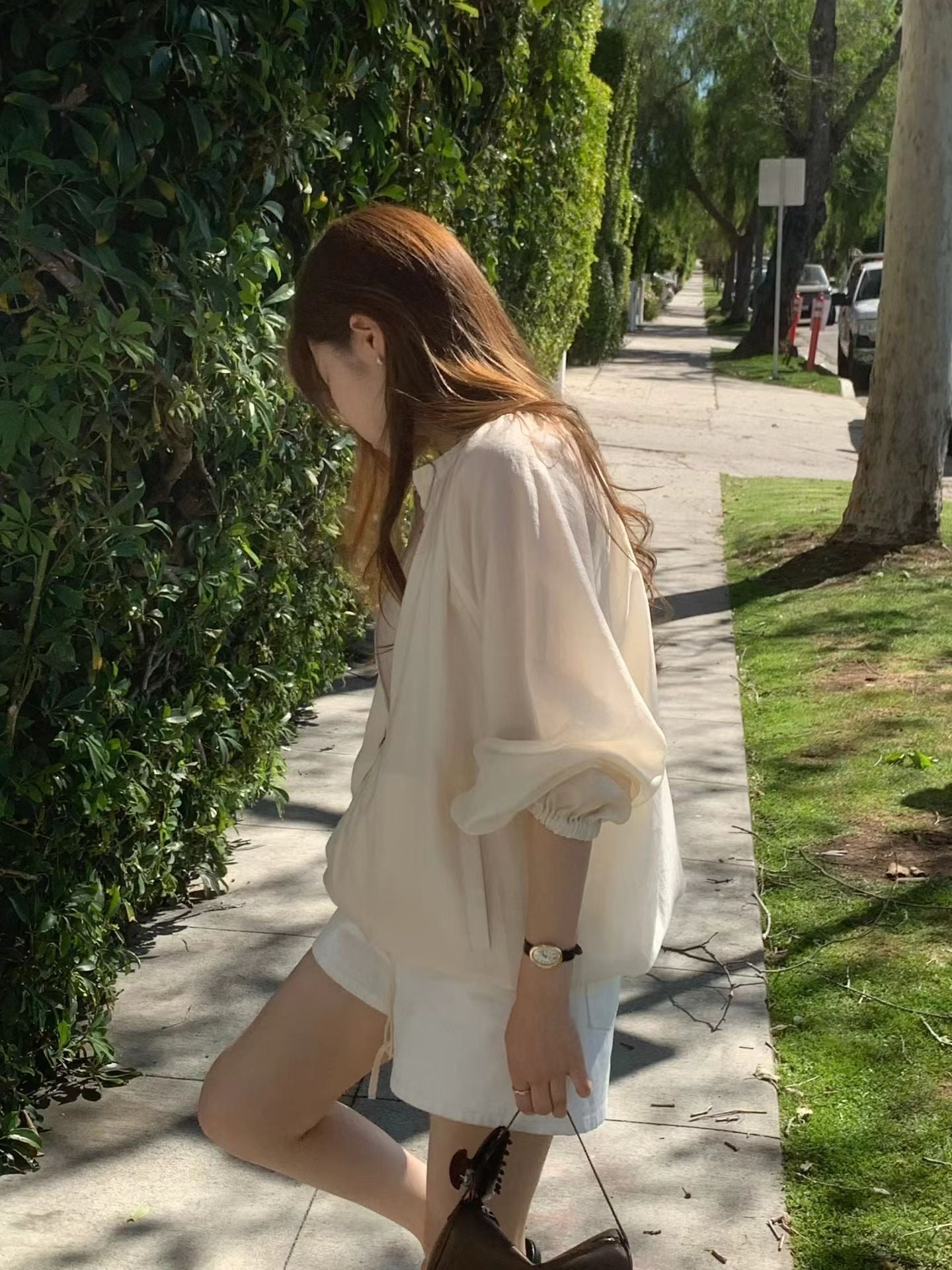 天絲輕透外套罩衣 | Sheer Tencel Zipped Jacket