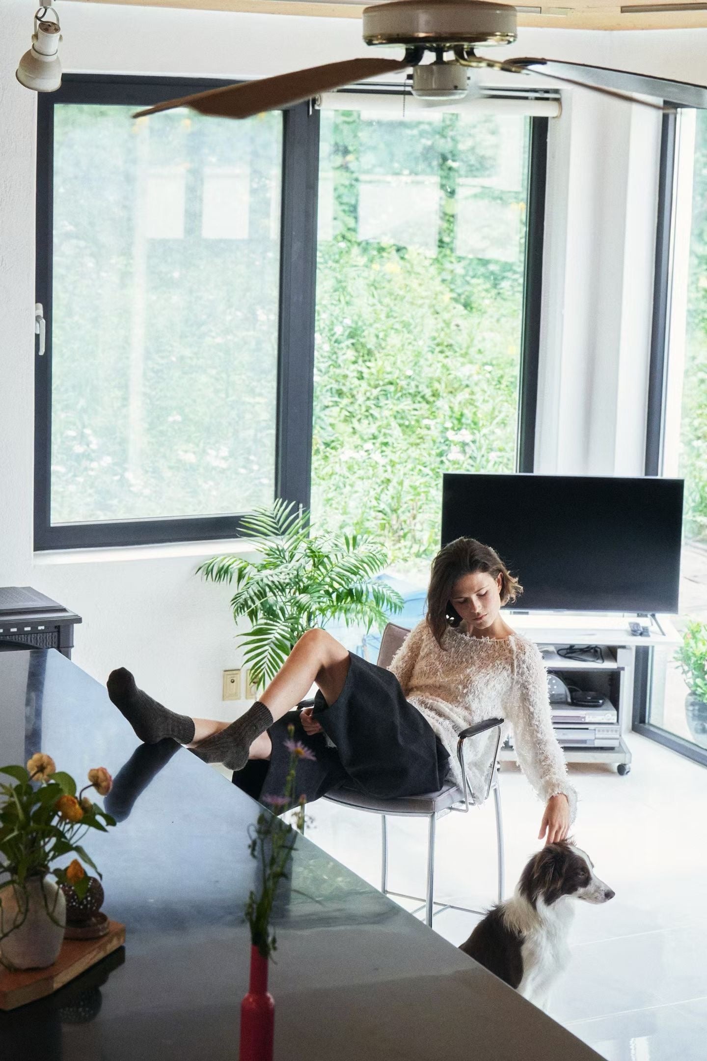 【Premium 別緻款】Confetti Feather Knit | 幼身柔軟雪花針織