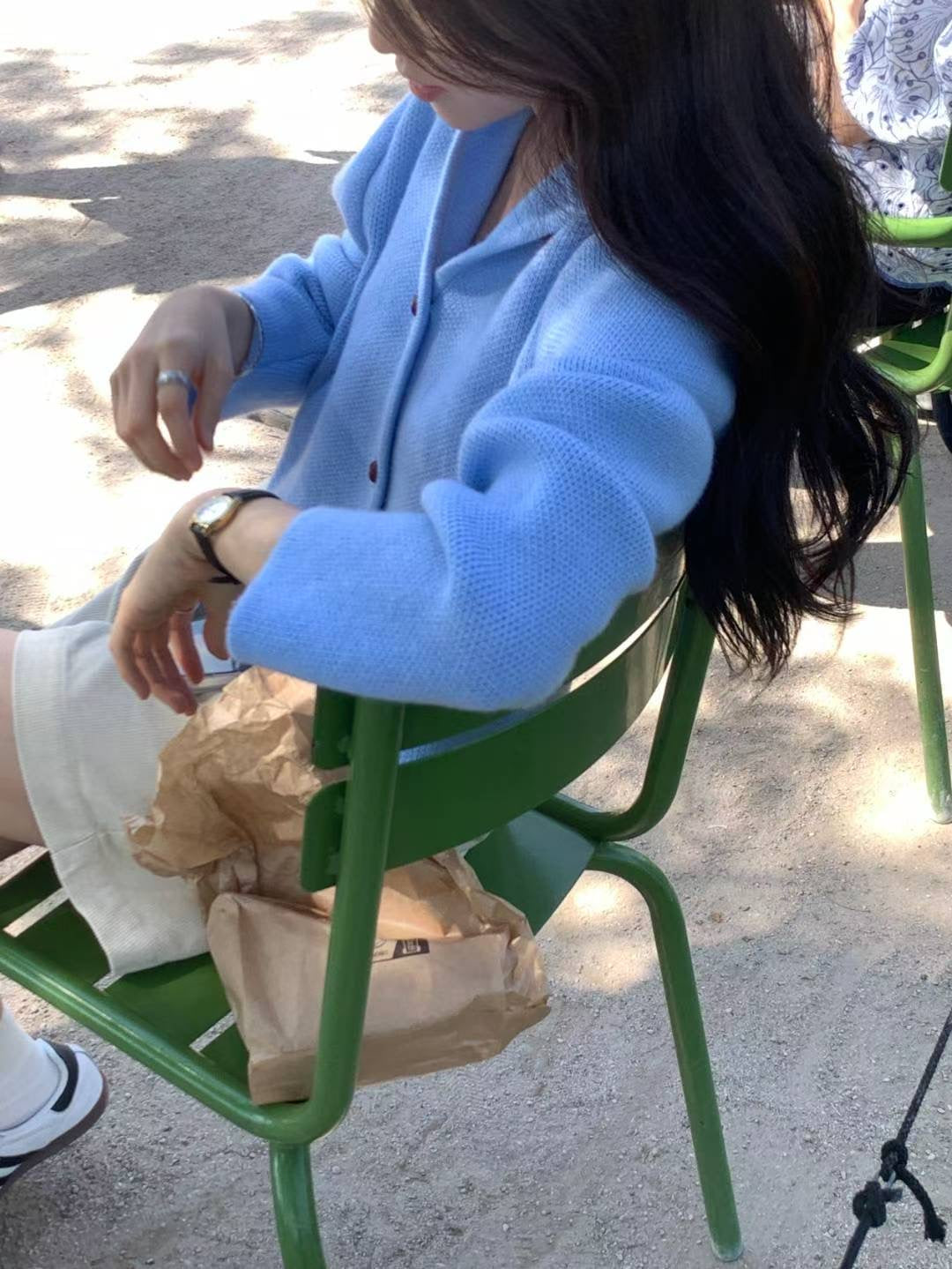 【Monotour 連線】慵懶落肩針織外套