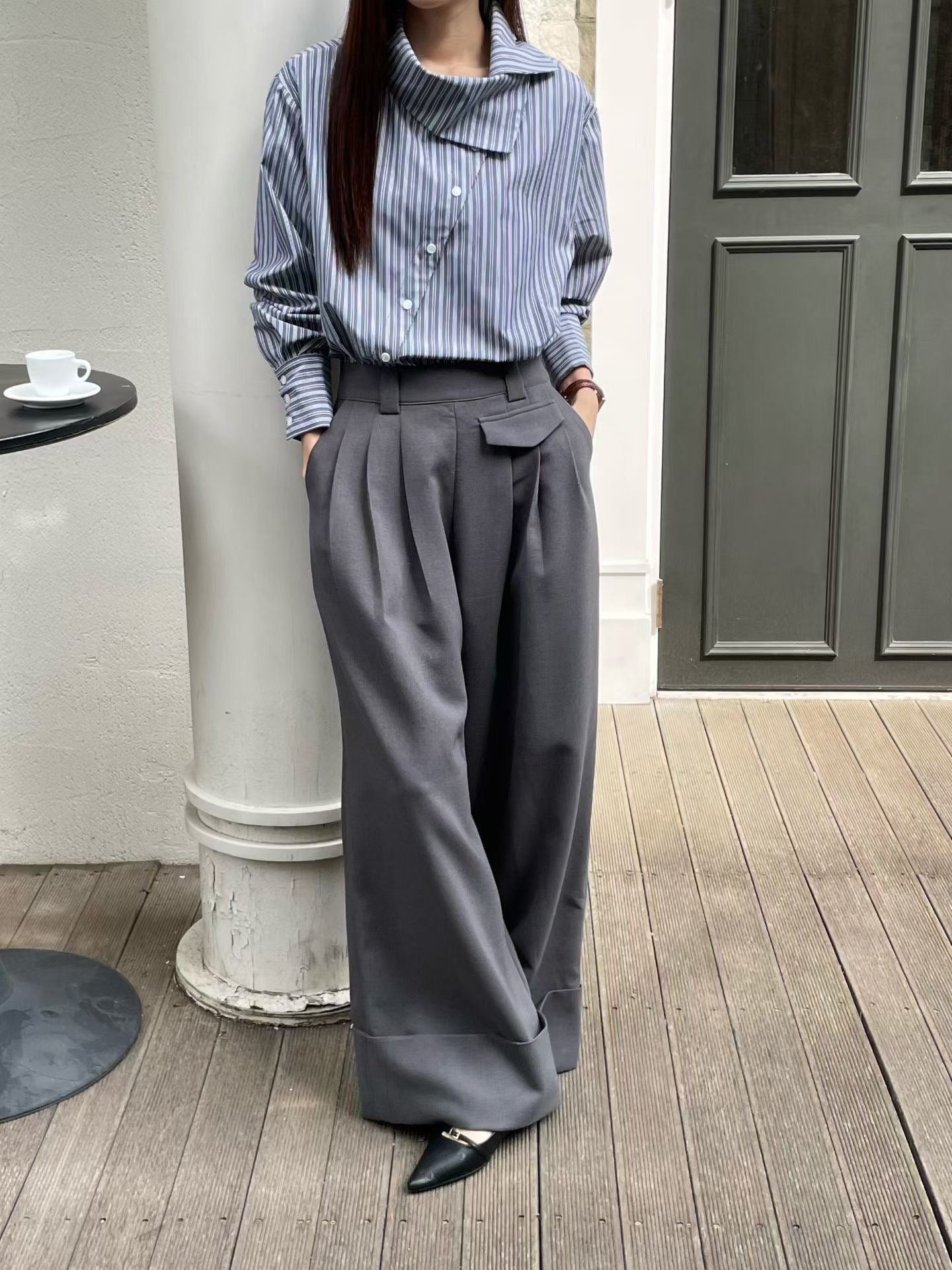 Aura Wide Leg Pants | 氣場滿分闊腳長褲