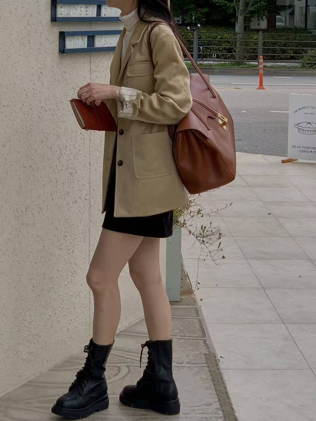 Soft Faux Suede Blazer