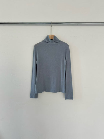 [Premium] Cashmere Tencel Lightweight High Neck Top