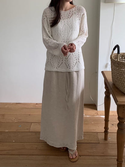 Summer Weightless Knitted Cover Up