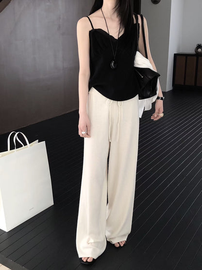 [最多敲碗！]￼Light Knitted Flexi Pants | 春夏薄針織休閒長褲