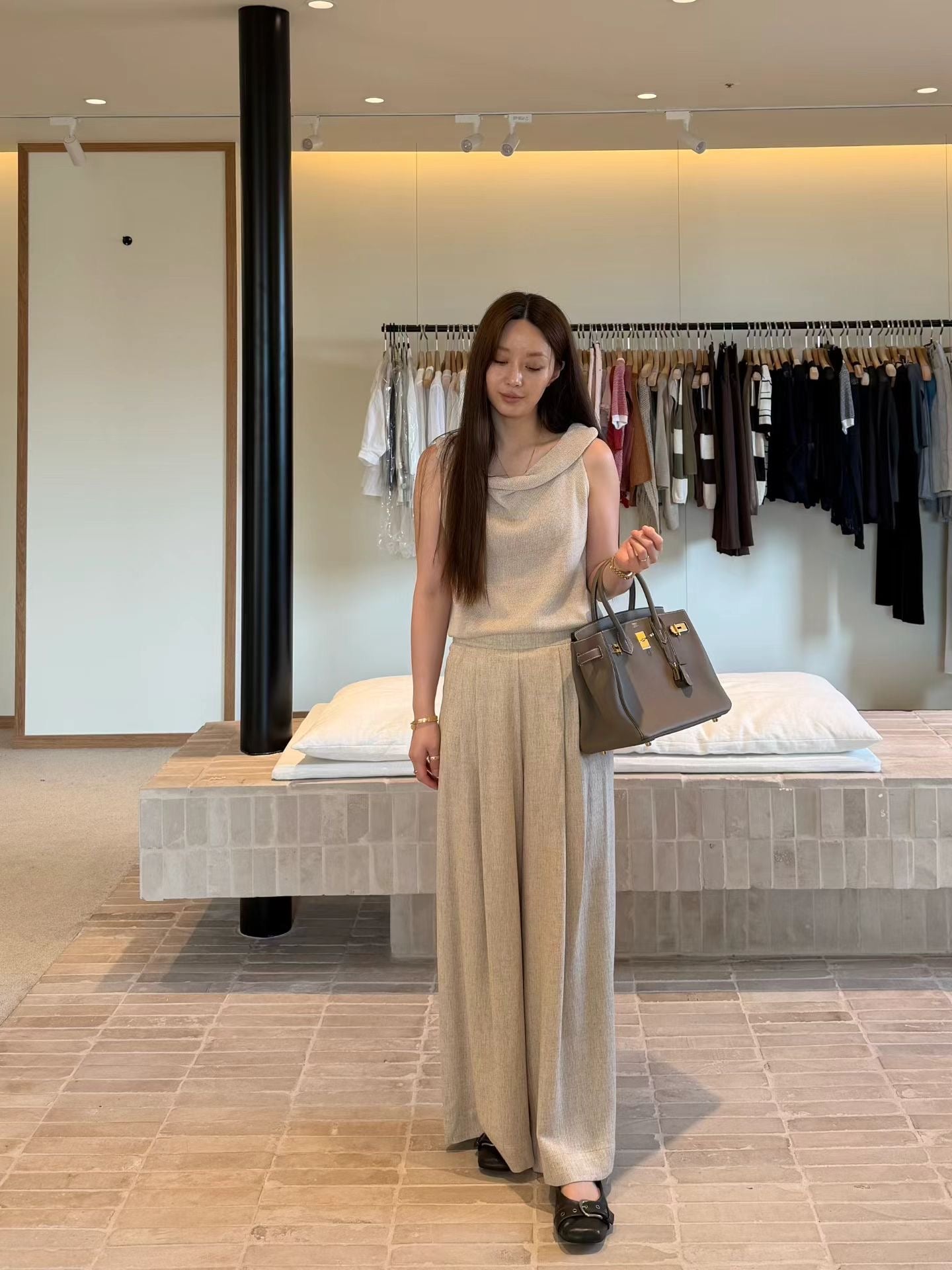 Flowy Summer Linen Essential Pants  | 夏日亞麻垂墜飄逸褲