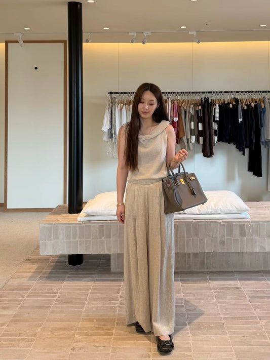 Flowy Summer Linen Essential Pants  | 夏日亞麻垂墜飄逸褲