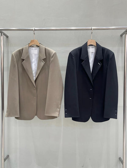 Softly Tailored Off Duty Blazer | 柔挺版型寬鬆西裝外套