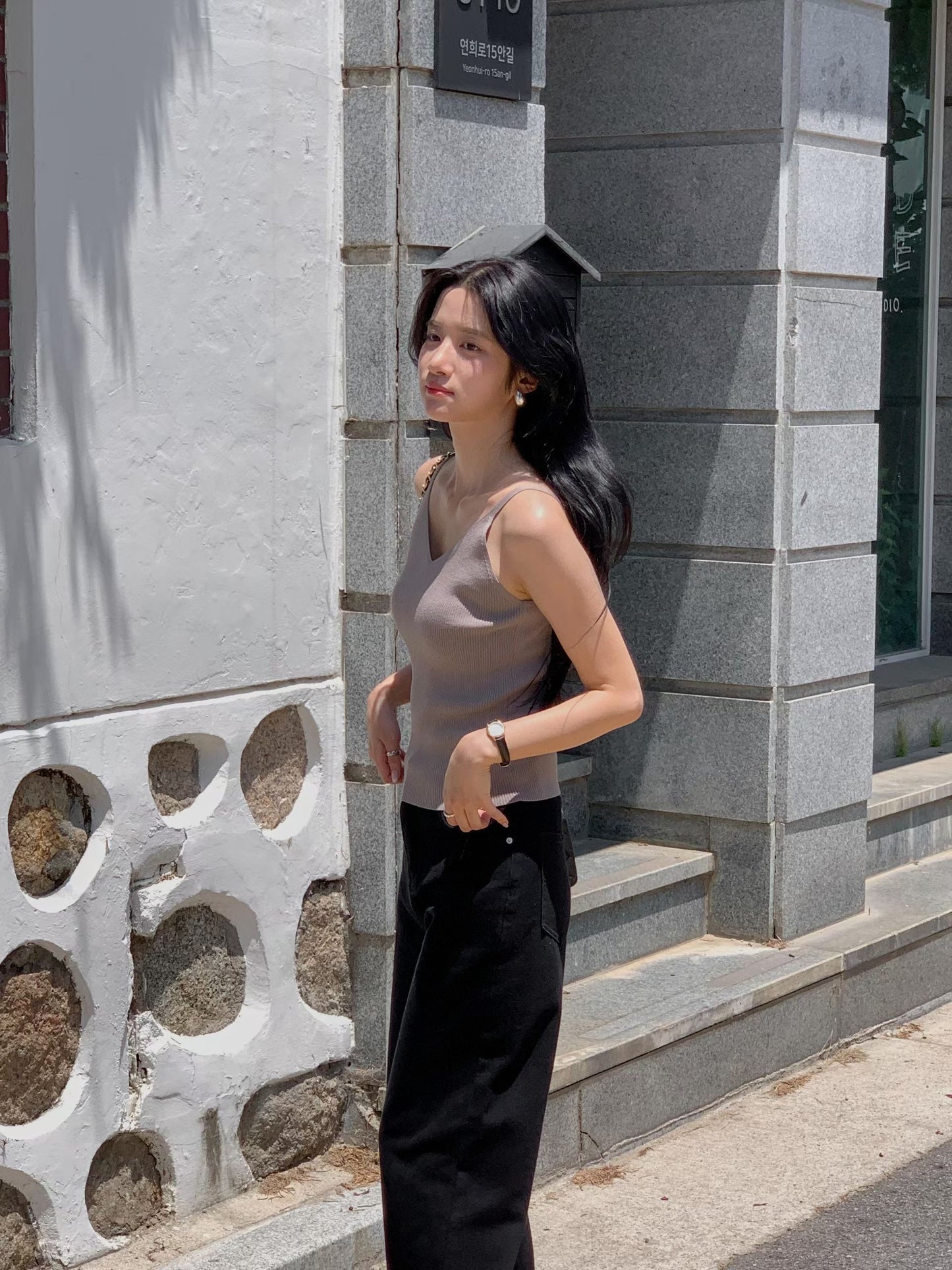 Ultra Stretchy Cotton Cami | 彈力棉質吊帶小背心