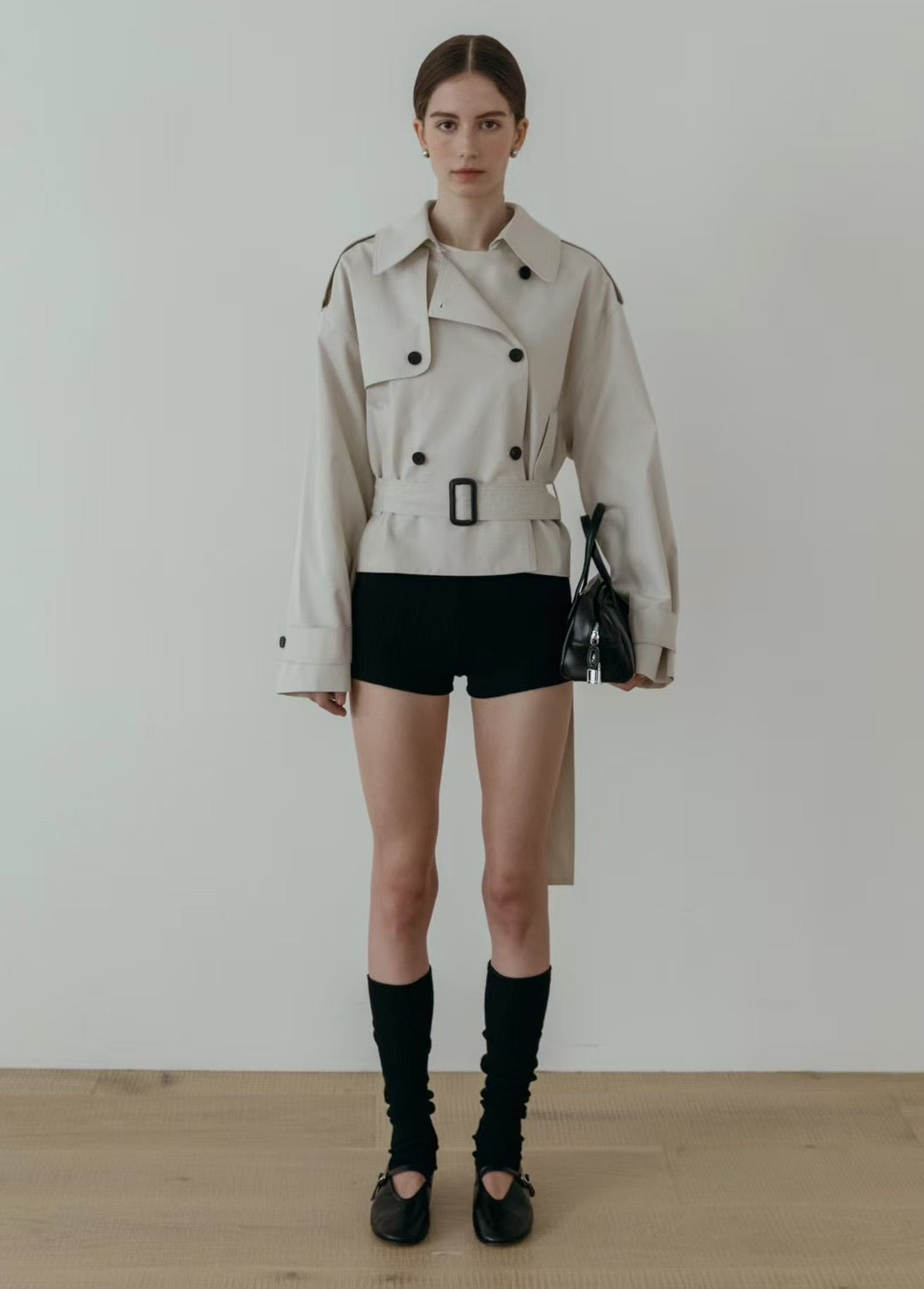 Classic Cropped Trench Coat | 中短版Trench外套【附腰帶】