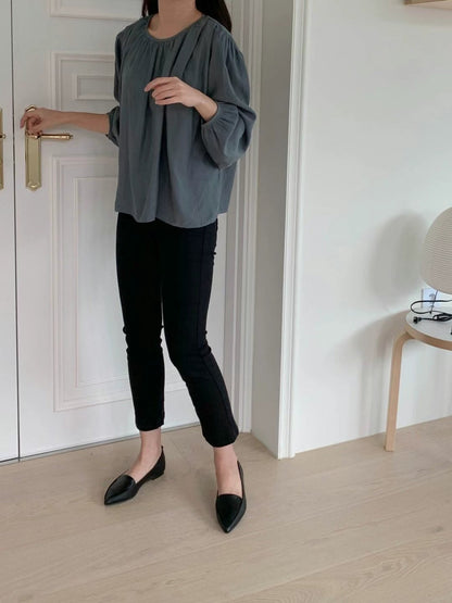 Soft PU Leather Pointed Loafer 【8色入】