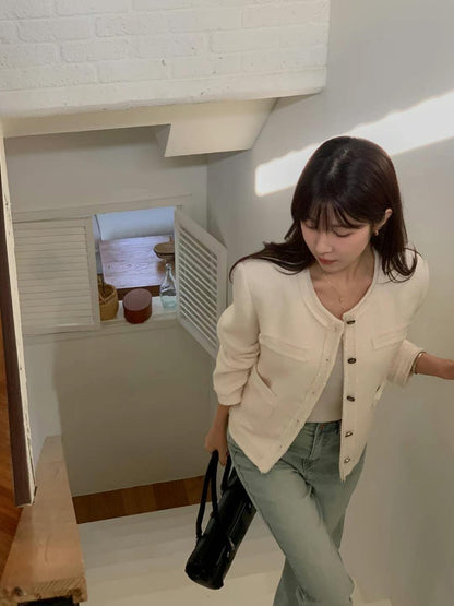 The Classy Tweed Jacket | 優雅小香風薄外套