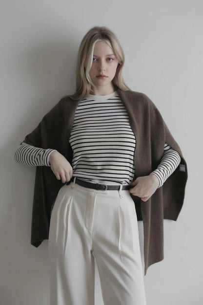 Cashmere & Merino Wool Blend Cover-up