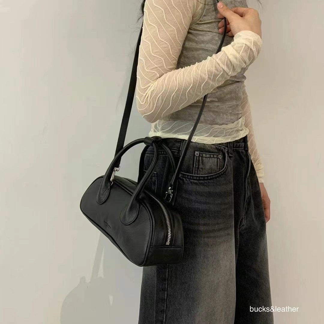 【Bucks & Leather 】Mini Bowling Bag | 2-way 迷你小法棍包