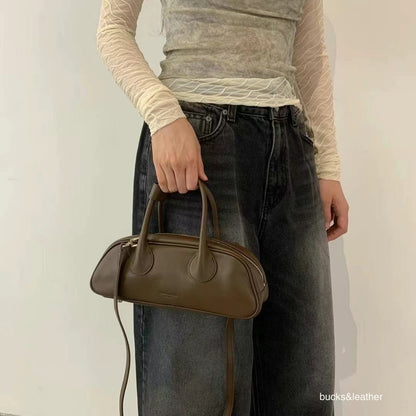 【Bucks & Leather 】Mini Bowling Bag | 2-way 迷你小法棍包