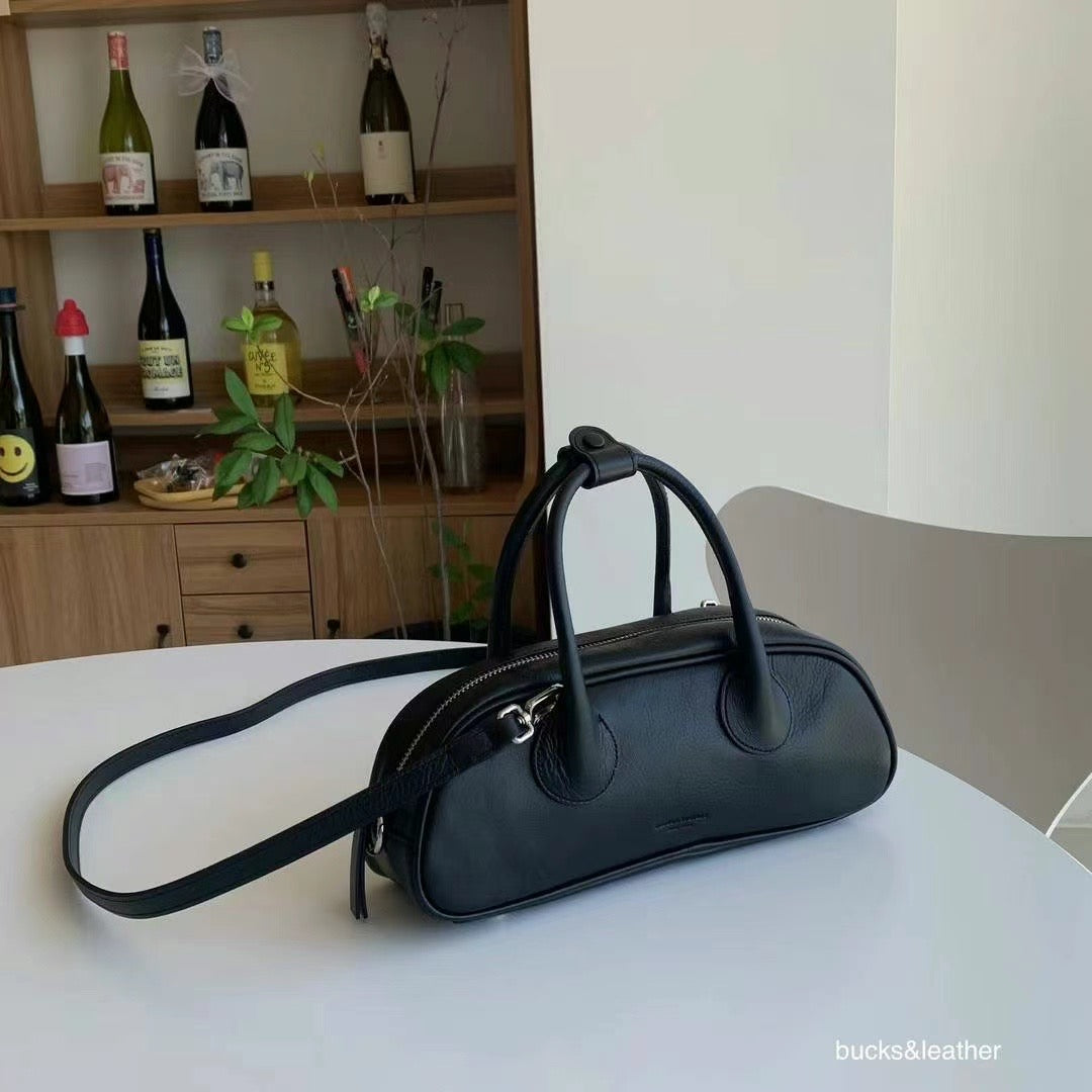 【Bucks & Leather 】Mini Bowling Bag | 2-way 迷你小法棍包