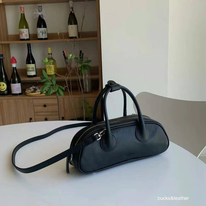 【Bucks & Leather 】Mini Bowling Bag | 2-way 迷你小法棍包