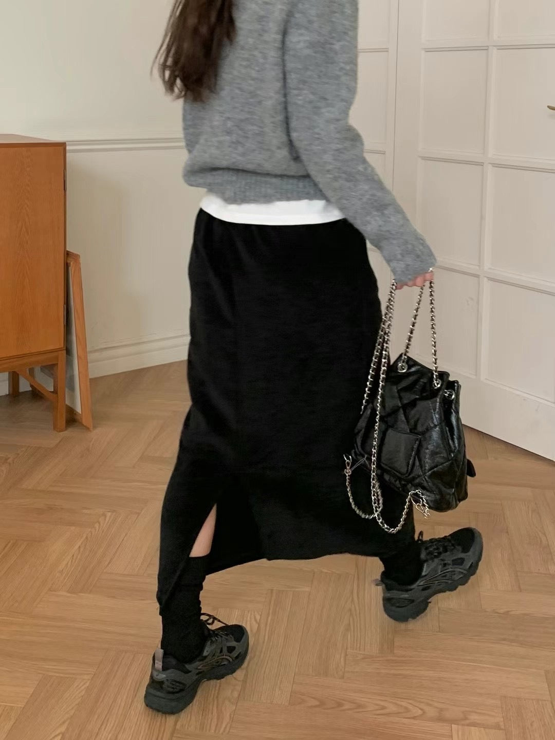 Everyday Cozy Midi Skirt