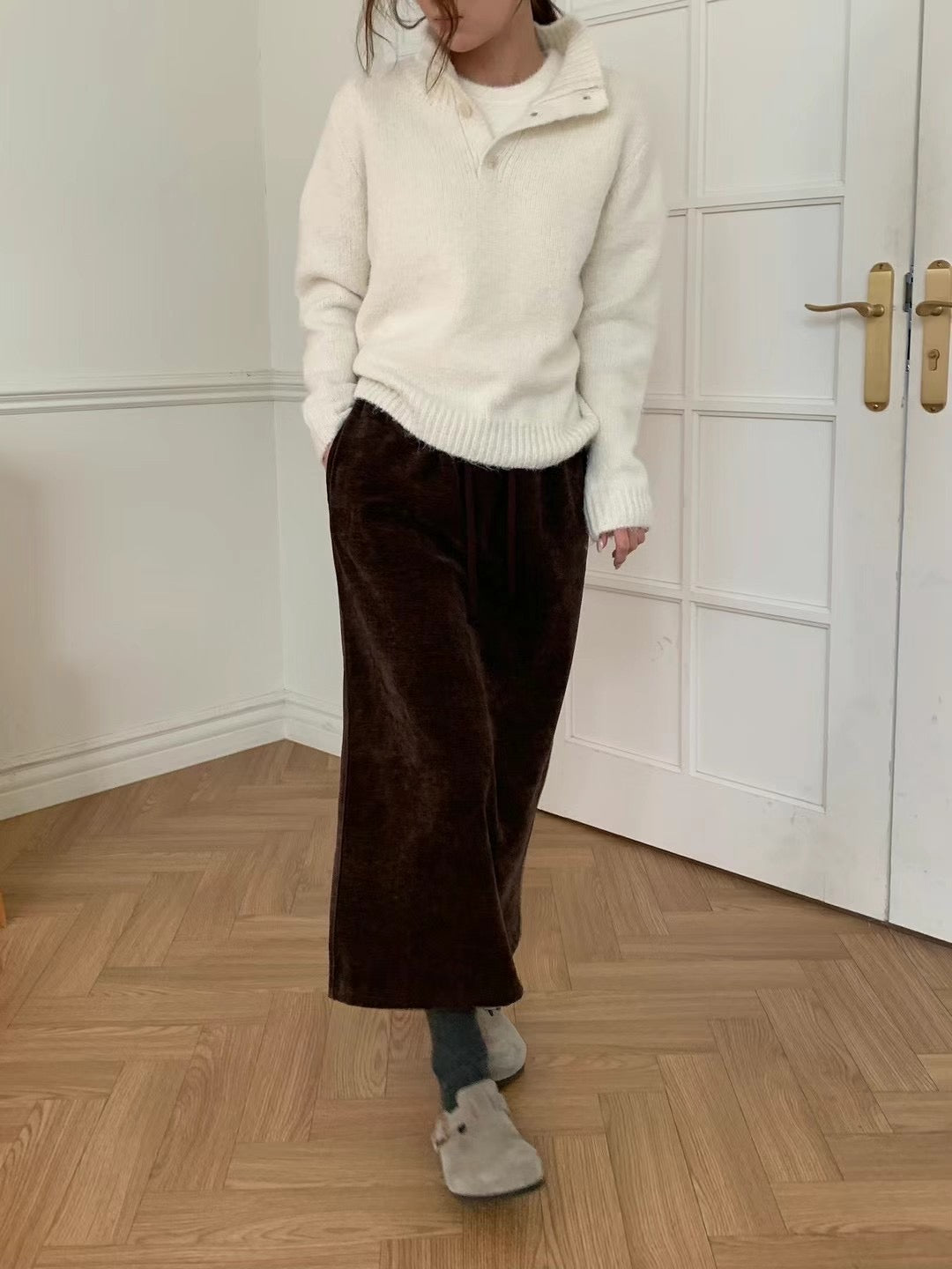 Everyday Cozy Midi Skirt