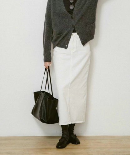 【Bucks & Leather】 Calf Leather Tote Bag | 牛皮黑洞大容量Tote Bag