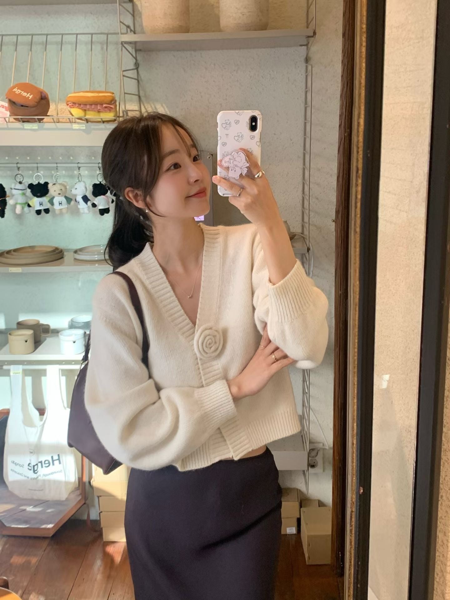 Luxurious Alpaca Camelia Cardigan