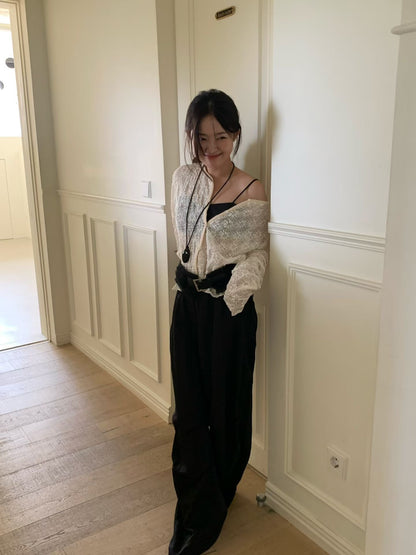 Delicate Crochet Cardigan 鈎織通花小外套