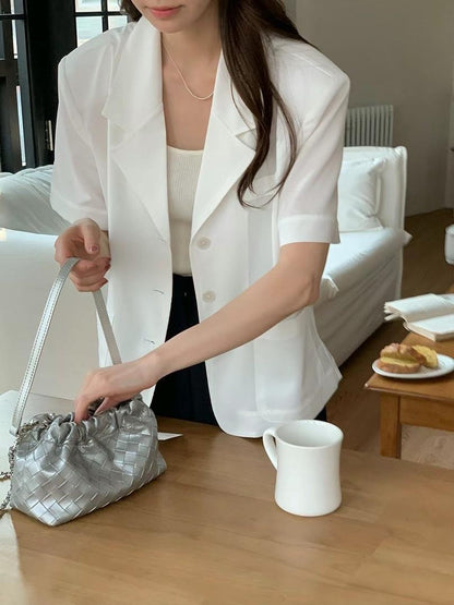 Calf Leather Weaving Dumpling Bag | 編織風 3-in-1 小牛皮水餃包包