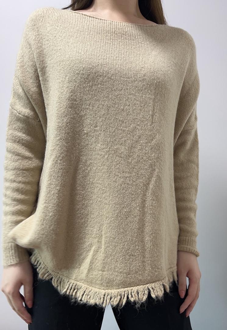 [Made in Italy] Wool Knit Top | Wool 軟棉棉針織上衣