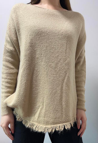 [Made in Italy] Wool Knit Top | Wool 軟棉棉針織上衣