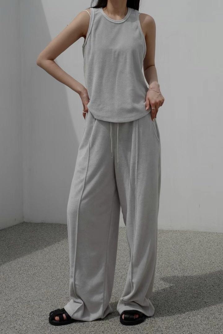 Plush Casual Lounge Vest Set | 休閒風背心 Lounge Set