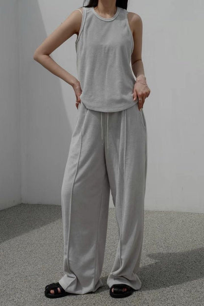Plush Casual Lounge Vest Set | 休閒風背心 Lounge Set