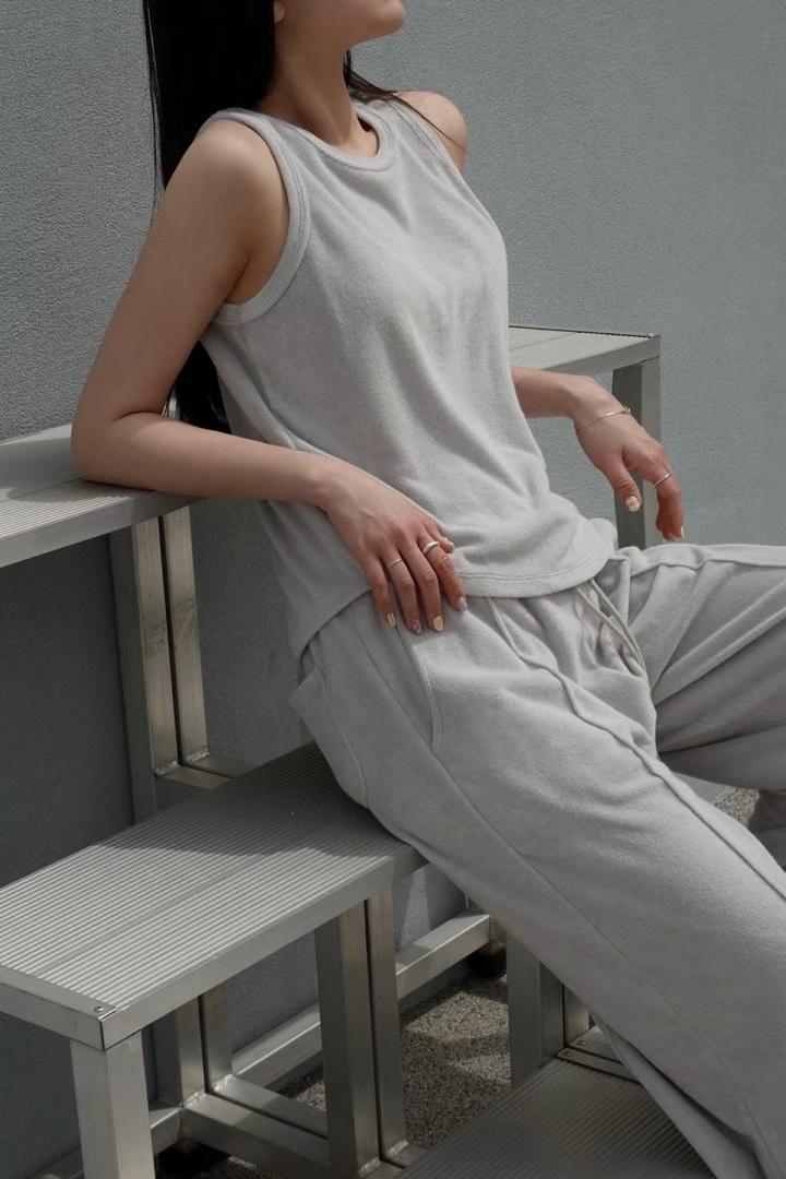 Plush Casual Lounge Vest Set | 休閒風背心 Lounge Set