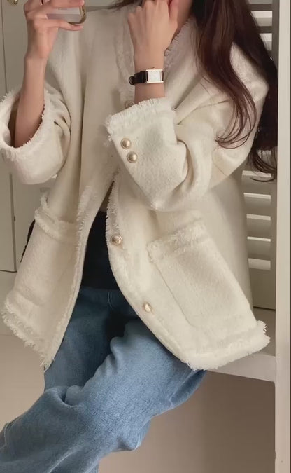 [連線壓軸加碼款] 震撼回饋價 - Timeless Quilted Tweed Jacket