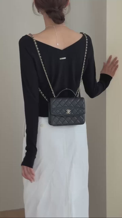 Soft Tencel Royal Wide V Top