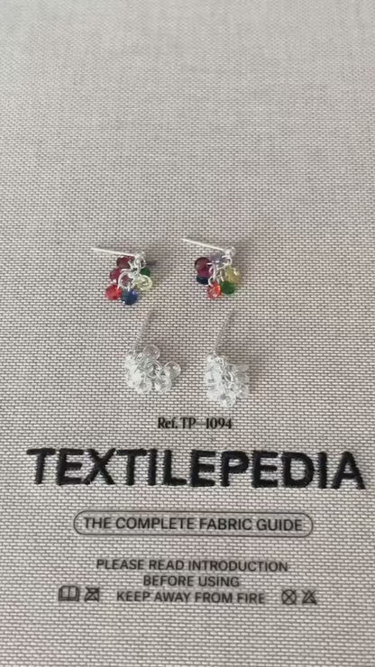 Sheer Bead Cluster Earrings | 清透小束珠耳環